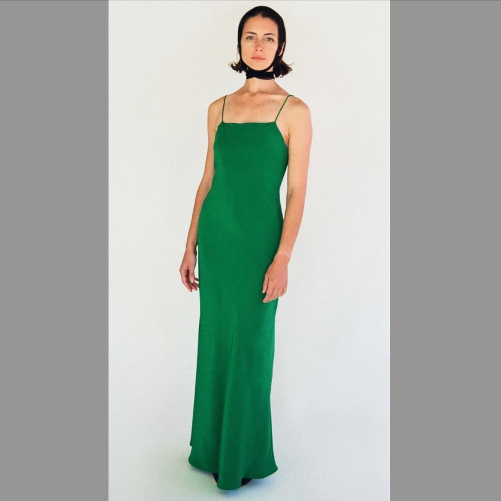 Kamperett Long Slip in Kelly Green